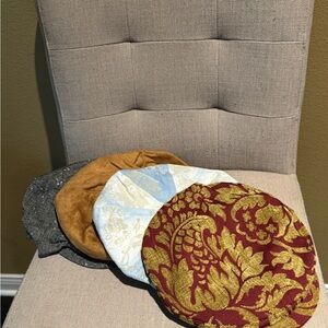 Set of Four Decorative Berets